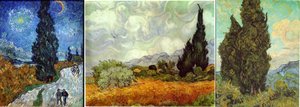 Landstraße in der Provence bei Nacht von Vincent van Gogh